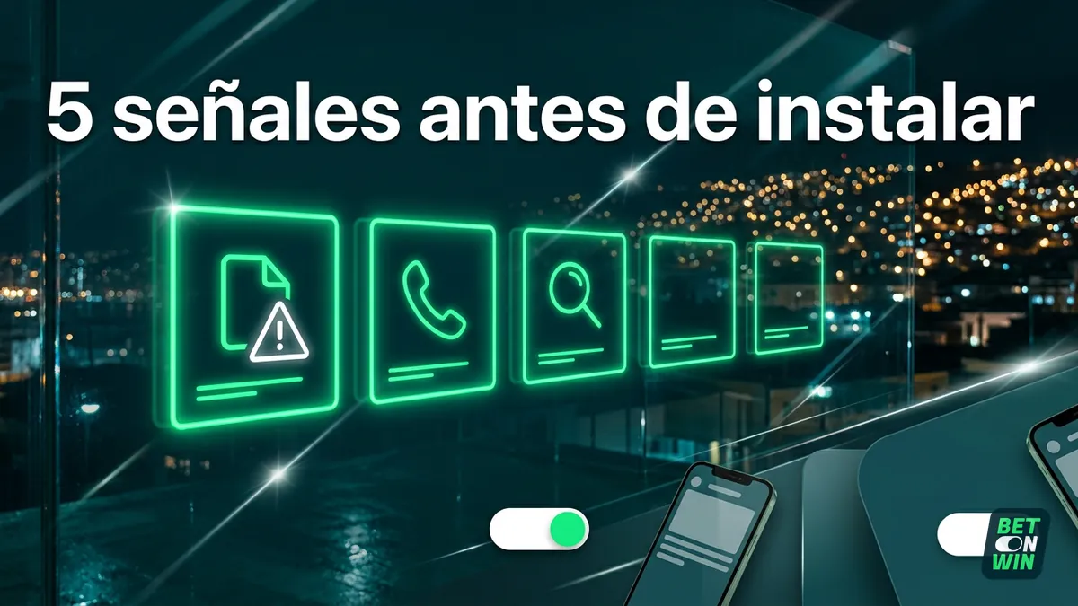 Cinco señales para revisar un APK de Betonwin antes de instalarlo