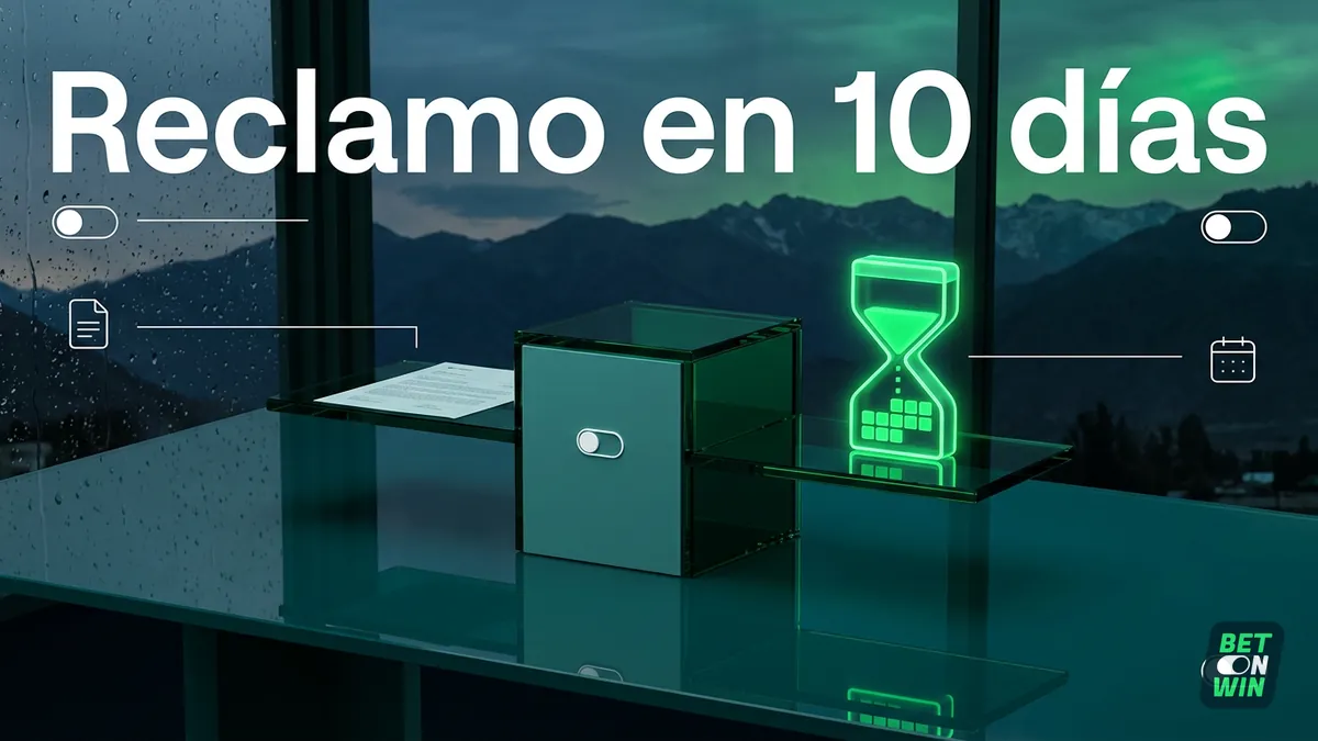 Reclamo dentro del plazo de 10 días en Betonwin