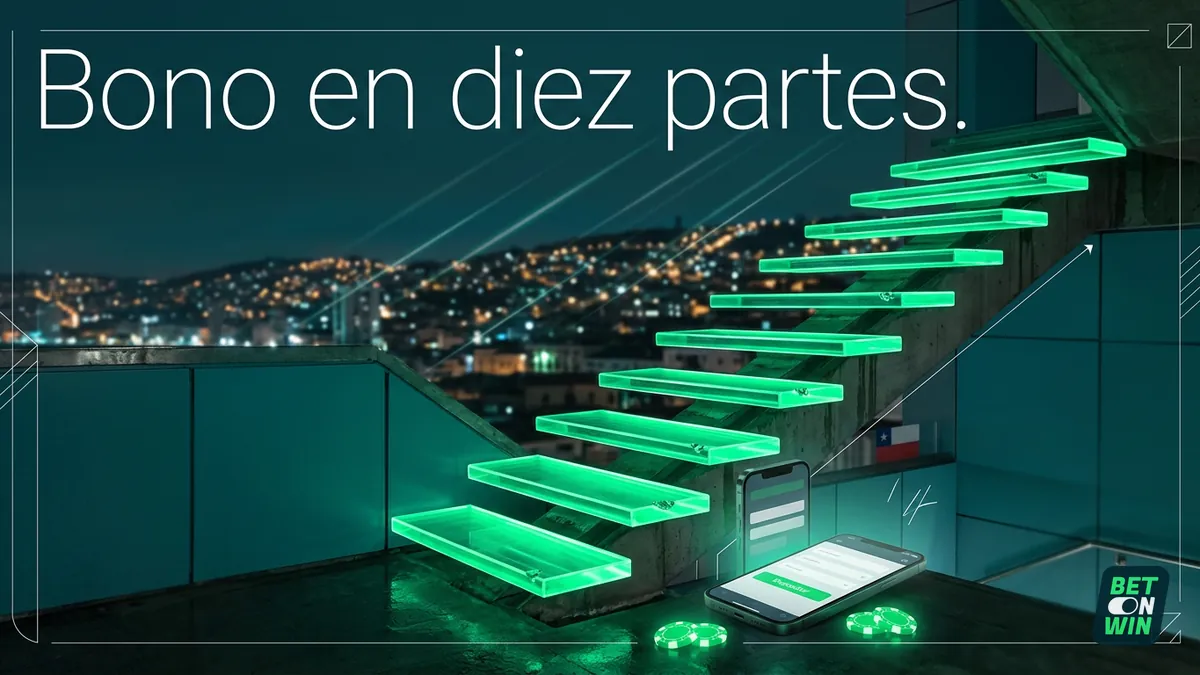 Escalera de diez partes del bono de bienvenida de Betonwin tras cada depósito