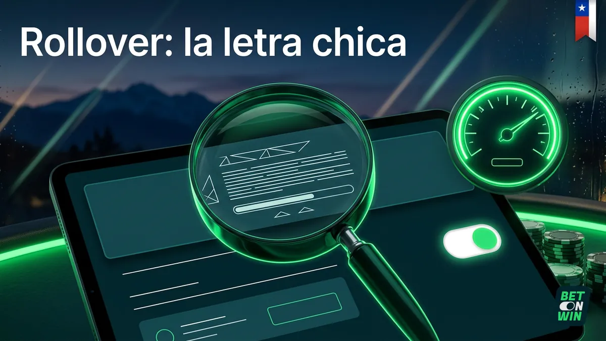 Lupa sobre las condiciones de apuesta del bono de Betonwin Chile que no aparecen en el banner