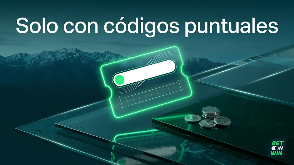 Betonwin Chile: el bono sin depósito solo existe en códigos puntuales