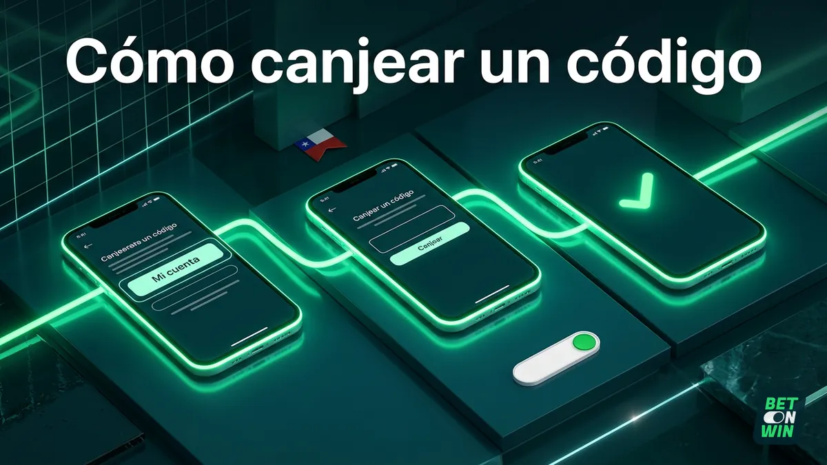 Betonwin Chile: pasos para canjear un código promocional en tu cuenta