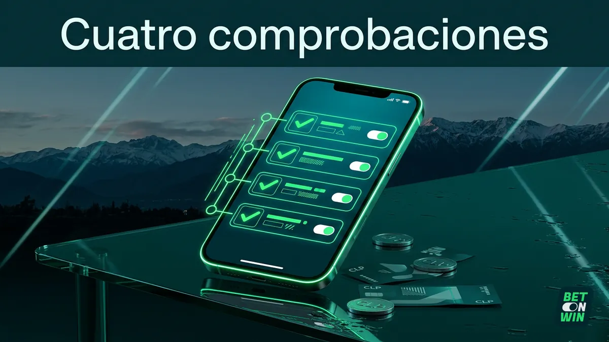 Betonwin Chile: lista de cuatro comprobaciones antes de depositar en un teléfono